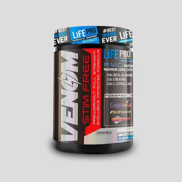 VENOM SIN ESTIMULANTES PRE WORKOUT LIFE PRO 300G