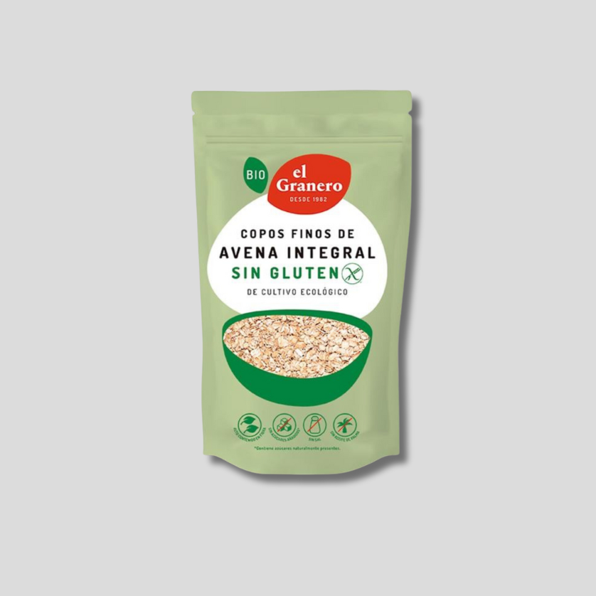 COPOS SUAVES DE AVENA INTEGRAL SIN GLUTEN BIOGRAN 500g