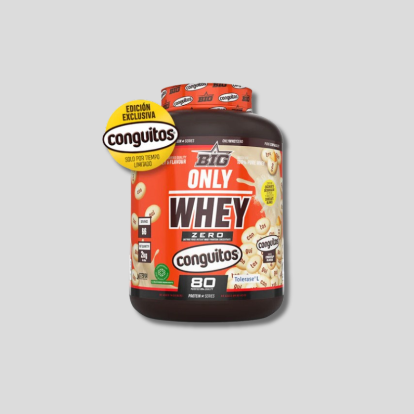ONLY WHEY TOLERASE CONGUITOS WHITE BIG 2KG