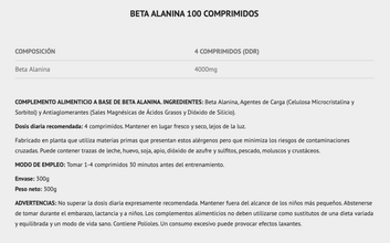 BETA ALANINA SCIENTIFFIC 100CAPS