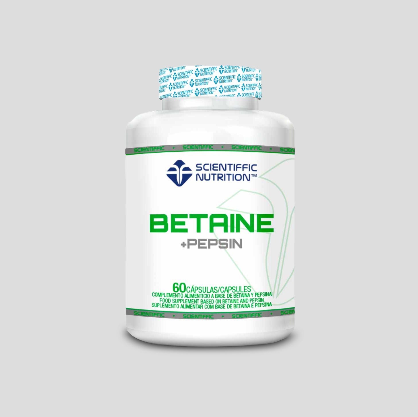 BETAINE + PEPSIN SCIENTIFFIC 60 CAPS