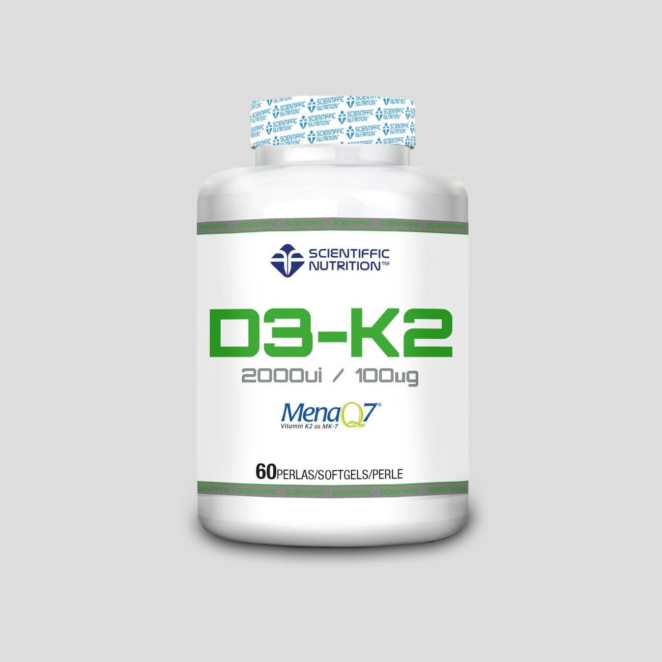 VITAMINA D3 + K2 SCIENTIFFIC 60 CAPS